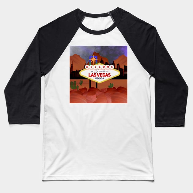 Las Vegas Baseball T-Shirt by Milasneeze